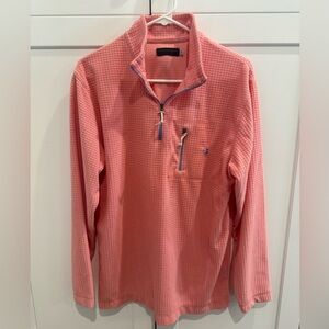 Vineyard Vines Women's Pink Quarter-Zip Pullover